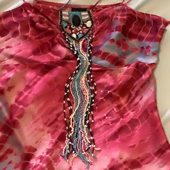 Vintage Plenty by Tracy Reese Silk Beaded Camisole - Picture 5 of 8